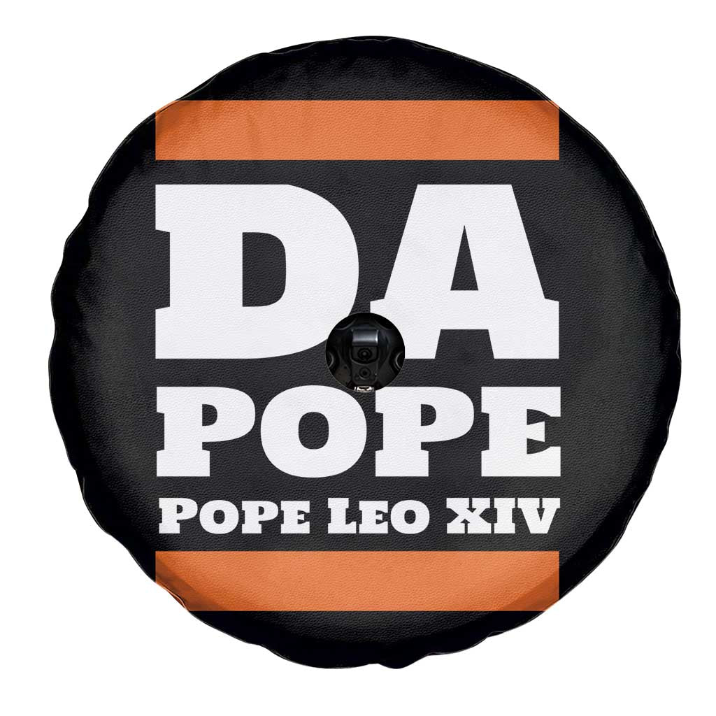 Funny Da Pope From America Chicago Pope Leo XIV Spare Tire Cover TS11 Print Your Wear