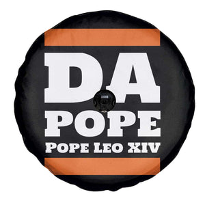 Funny Da Pope From America Chicago Pope Leo XIV Spare Tire Cover TS11 Print Your Wear