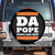 Funny Da Pope From America Chicago Pope Leo XIV Spare Tire Cover TS11 No hole Black Print Your Wear
