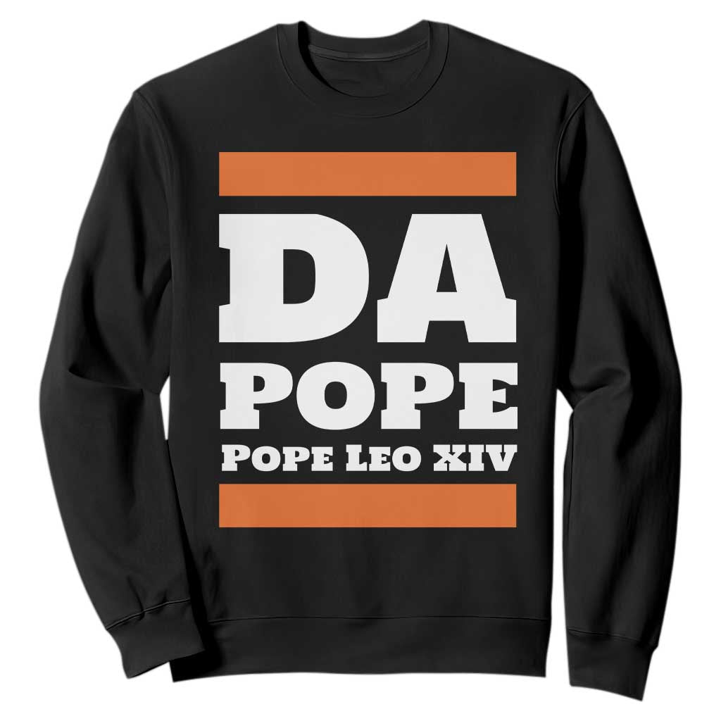 Funny Da Pope From America Chicago Pope Leo XIV Sweatshirt TS11 Black Print Your Wear