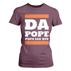 Funny Da Pope From America Chicago Pope Leo XIV T Shirt For Women TS11 Maroon Print Your Wear