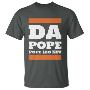 Funny Da Pope From America Chicago Pope Leo XIV T Shirt TS11 Dark Heather Print Your Wear