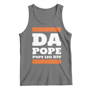 Funny Da Pope From America Chicago Pope Leo XIV Tank Top TS11 Black Heather Print Your Wear