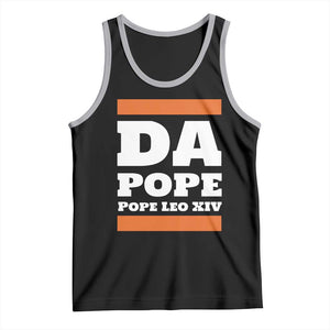 Funny Da Pope From America Chicago Pope Leo XIV Tank Top TS11 Black Athletic Heather Print Your Wear