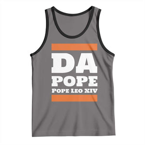 Funny Da Pope From America Chicago Pope Leo XIV Tank Top TS11 Deep Heather Black Print Your Wear