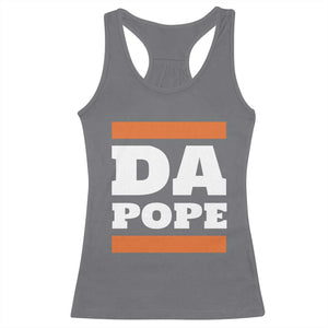 Funny Da Pope From America Chicago Racerback Tank Top TS11 Charcoal Print Your Wear