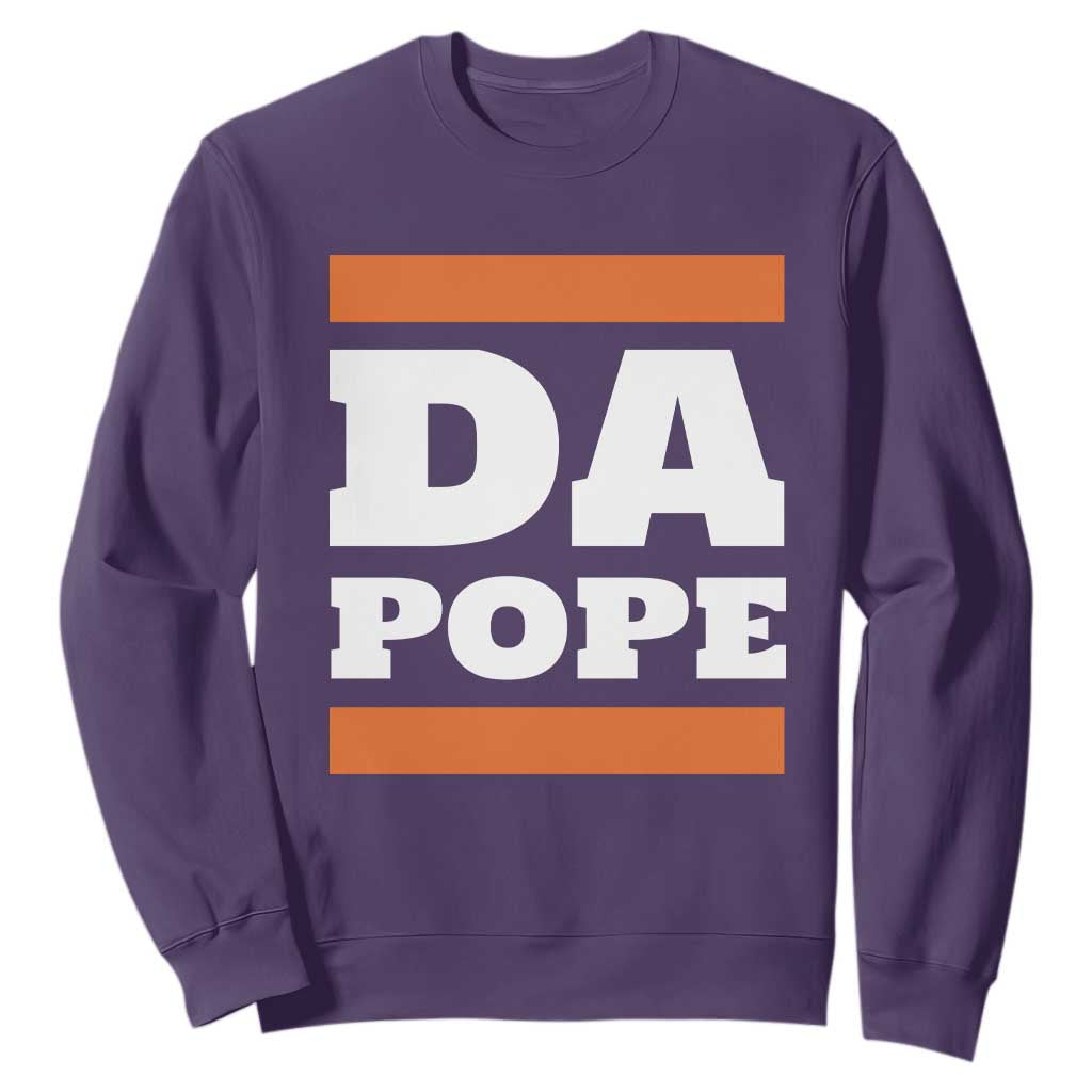 Funny Da Pope From America Chicago Sweatshirt TS11 Purple Print Your Wear