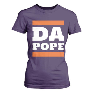 Funny Da Pope From America Chicago T Shirt For Women TS11 Purple Print Your Wear