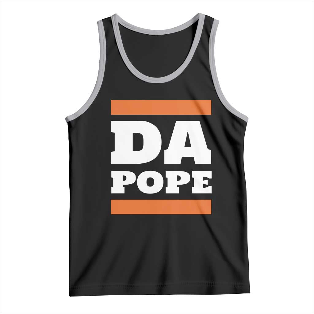 Funny Da Pope From America Chicago Tank Top TS11 Black Athletic Heather Print Your Wear