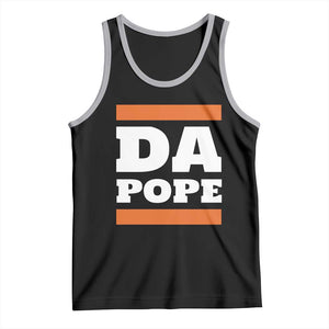 Funny Da Pope From America Chicago Tank Top TS11 Black Athletic Heather Print Your Wear