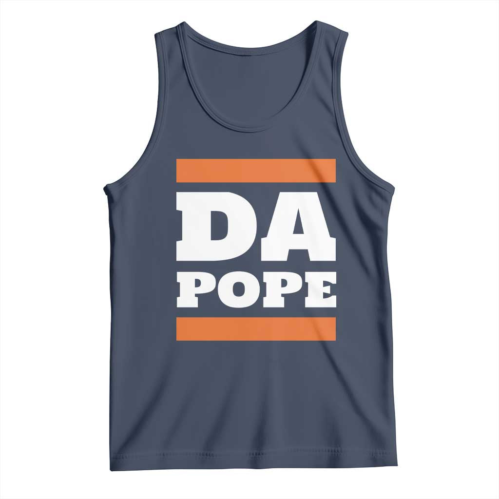 Funny Da Pope From America Chicago Tank Top TS11 Navy Print Your Wear