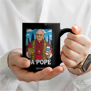 Funny Da Pope Leo XIV Coffee Mug 267th Pope Chicago Hot Dog and Beer TS02 Print Your Wear