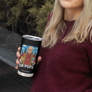 Funny Da Pope Leo XIV Tumbler Cup 267th Pope Chicago Hot Dog and Beer TS02 Print Your Wear