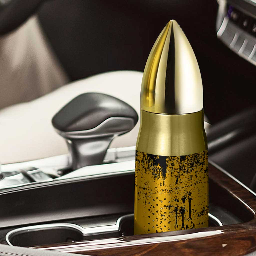 Funny Dad Bullet Tumbler Grandpa Mechanic Handyman Engine Oil Filter Cup TB10 Print Your Wear