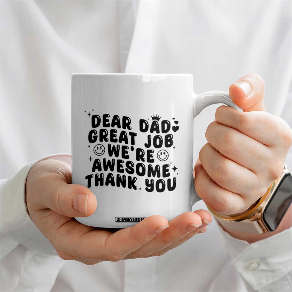 Funny Dad Coffee Mug Dad Father Step Dad Gift Fathers Day TB10 Print Your Wear