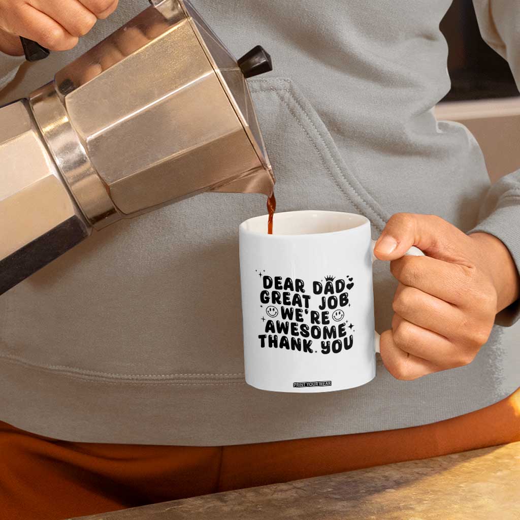 Funny Dad Coffee Mug Dad Father Step Dad Gift Fathers Day TB10 Print Your Wear