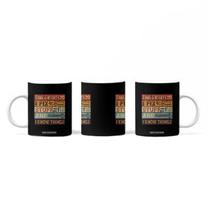 Funny Dad Coffee Mug Grandpa Mechanic Handyman Step Dad Fathers Day Gift Retro TB10 Print Your Wear