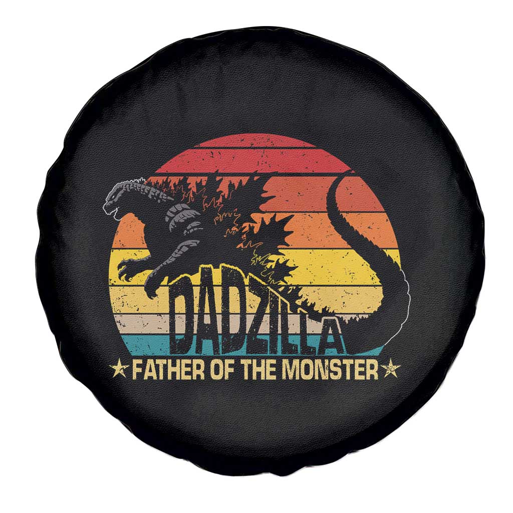 Funny Dad Giant Monster Spare Tire Cover Dadzilla Father Of The Monster Father's Day TS11 Print Your Wear