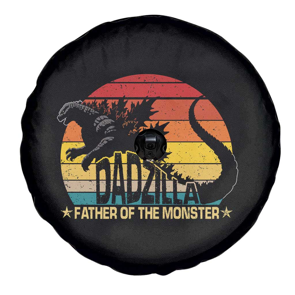 Funny Dad Giant Monster Spare Tire Cover Dadzilla Father Of The Monster Father's Day TS11 Print Your Wear