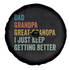 Funny Dad Great Grandpa Spare Tire Cover Retro Fathers Day TS10 Print Your Wear