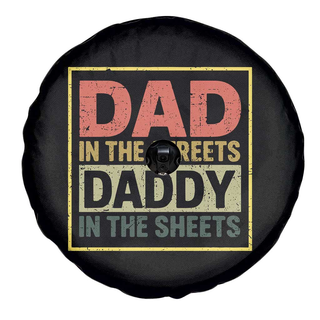 Funny Dad In The Streets Daddy In The Sheets Spare Tire Cover Fathers Day TS11 Print Your Wear