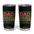 Funny Dad In The Streets Daddy In The Sheets Tumbler Cup Fathers Day TS11 Black Print Your Wear