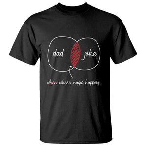 Funny Dad Joke Where Magic Happens T Shirt Fathers Day TS11 Black Print Your Wear