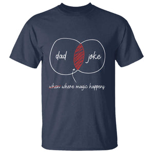Funny Dad Joke Where Magic Happens T Shirt Fathers Day TS11 Navy Print Your Wear