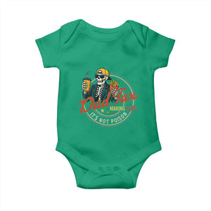 Funny Dad Tax Skeleton Baby Onesie Making Sure Its Not Poison Retro Food Humor Fathers Day Gift TS02 Irish Green Print Your Wear