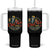 Funny Dad Tax Skeleton Tumbler With Handle Making Sure Its Not Poison Retro Food Humor Fathers Day Gift TS02 One Size: 40 oz Black Print Your Wear