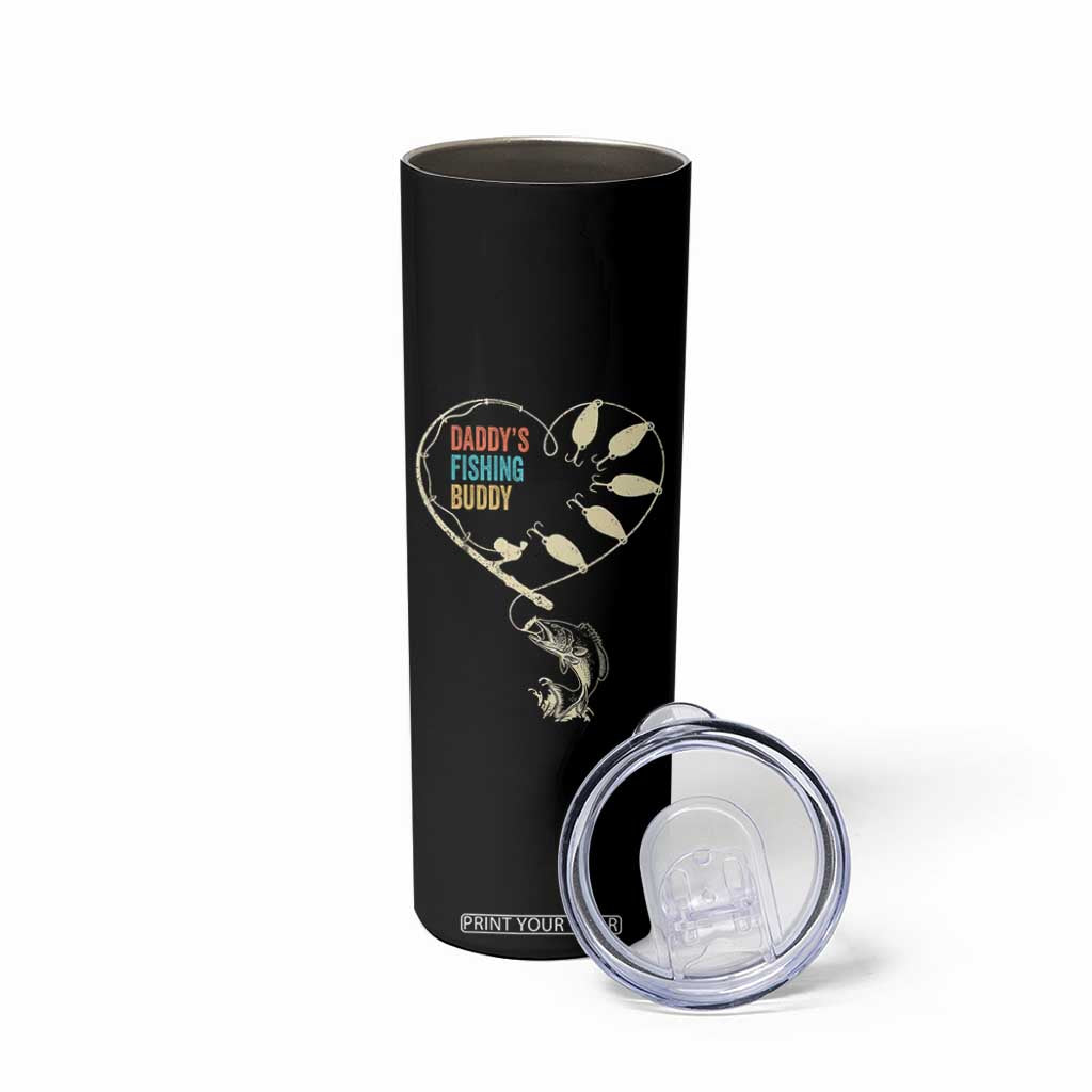 Funny Daddys Fishing Buddy Skinny Tumbler Fisherman Dad Son Daughter TS11 Print Your Wear