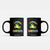 Funny Dayenu Frog Rainbow Coffee Mug Passover Celebration with Pride Vibes TS02 Black Print Your Wear