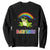 Funny Dayenu Frog Rainbow Sweatshirt Passover Celebration with Pride Vibes TS02 Black Print Your Wear