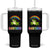 Funny Dayenu Frog Rainbow Tumbler With Handle Passover Celebration with Pride Vibes TS02 One Size: 40 oz Black Print Your Wear