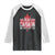 Funny Dear Canada We Hate Him Too Raglan Shirt Maple Leaf TS11 Black White Print Your Wear