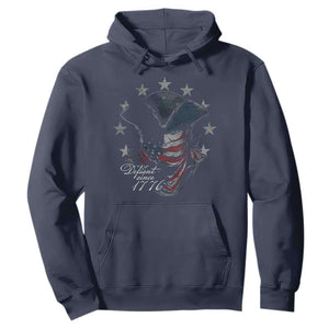 Funny Defiant Since 1776 Hoodie Minutemen American Revolution TS11 Navy Print Your Wear