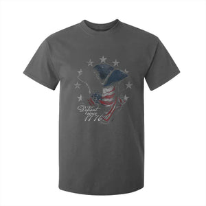 Funny Defiant Since 1776 T Shirt For Kid Minutemen American Revolution TS11 Dark Heather Print Your Wear