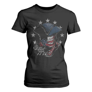Funny Defiant Since 1776 T Shirt For Women Minutemen American Revolution TS11 Black Print Your Wear