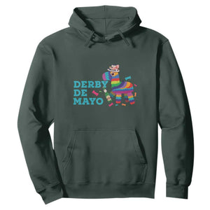 Funny Derby Day Cinco De Mayo Hoodie Derby De Mayo Horse Pinata TS11 Dark Forest Green Print Your Wear