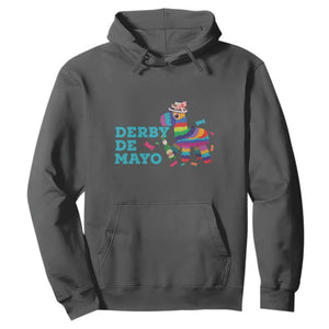 Funny Derby Day Cinco De Mayo Hoodie Derby De Mayo Horse Pinata TS11 Dark Heather Print Your Wear