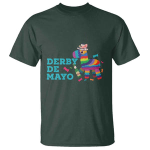 Funny Derby Day Cinco De Mayo T Shirt Derby De Mayo Horse Pinata TS11 Dark Forest Green Print Your Wear