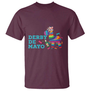 Funny Derby Day Cinco De Mayo T Shirt Derby De Mayo Horse Pinata TS11 Maroon Print Your Wear
