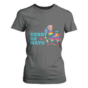 Funny Derby Day Cinco De Mayo T Shirt For Women Derby De Mayo Horse Pinata TS11 Dark Heather Print Your Wear