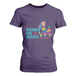 Funny Derby Day Cinco De Mayo T Shirt For Women Derby De Mayo Horse Pinata TS11 Purple Print Your Wear
