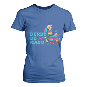 Funny Derby Day Cinco De Mayo T Shirt For Women Derby De Mayo Horse Pinata TS11 Royal Blue Print Your Wear