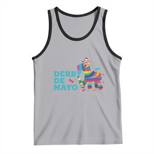 Funny Derby Day Cinco De Mayo Tank Top Derby De Mayo Horse Pinata TS11 Athletic Heather Black Print Your Wear