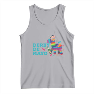 Funny Derby Day Cinco De Mayo Tank Top Derby De Mayo Horse Pinata TS11 Athletic Heather Print Your Wear