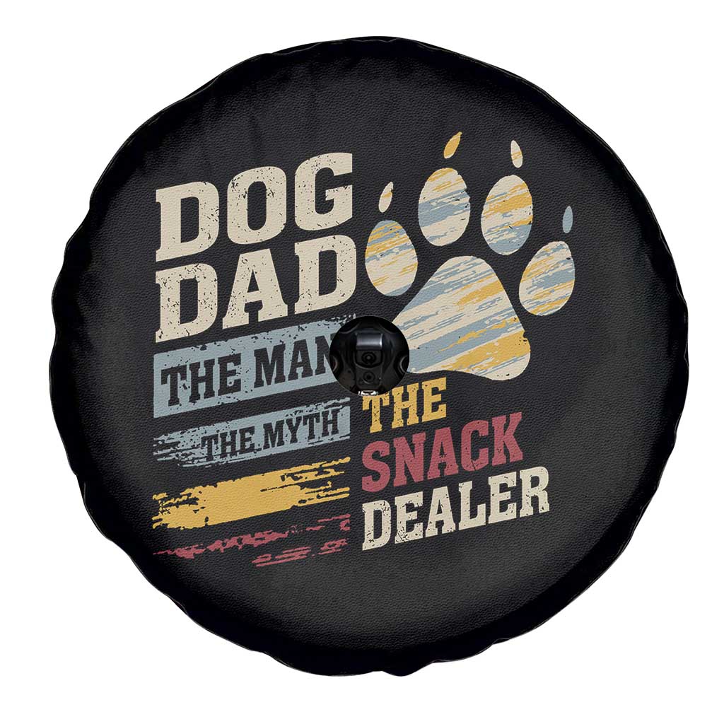 Funny Dog Dad The Man The Myth The Snack Dealer Spare Tire Cover Fur Dad Fathers Day TS11 Print Your Wear