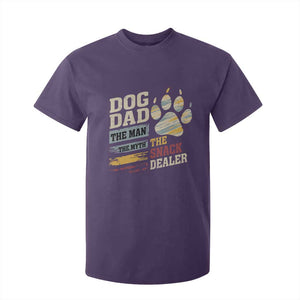Funny Dog Dad The Man The Myth The Snack Dealer T Shirt For Kid Fur Dad Fathers Day TS11 Purple Print Your Wear