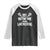 Funny Don't Mess With Me I Play Lacrosse Raglan Shirt Vintage Lax Sticks TS11 Black White Print Your Wear